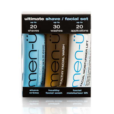 Men-Ü Ultimate Shave/Facial Set (3 x 15 ml)