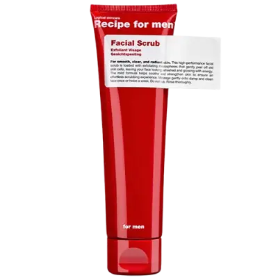 Recipe for men Facial Scrub