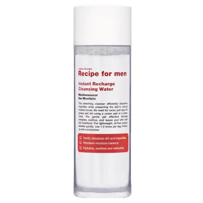 Recipe for men Instant Recharge Cleansing Water