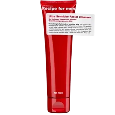 Recipe for men Ultra Sensitive Facial Cleanser