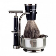 Benjamin Barber Emperor 4-delars Rakset Piano Black (Set without razor)