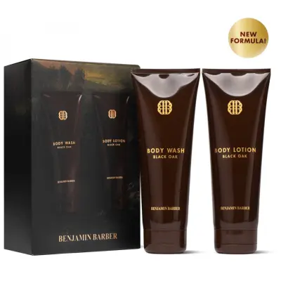BENJAMIN BARBER - GIFT SET - BLACK OAK BODY DUO