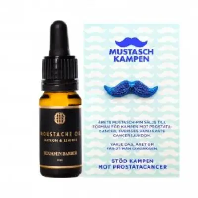 Benjamin Barber Moustache Oil + Pin