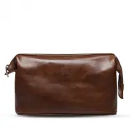 Benjamin Barber Necessär i brunt läder