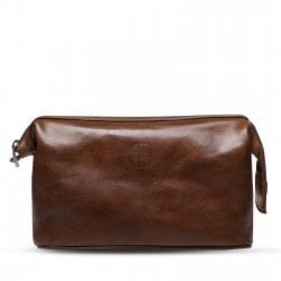 Benjamin Barber Necessär i brunt läder