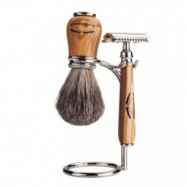 Benjamin Barber Nobel 3-delars Rakset Olivträ (Gillette Mach3)