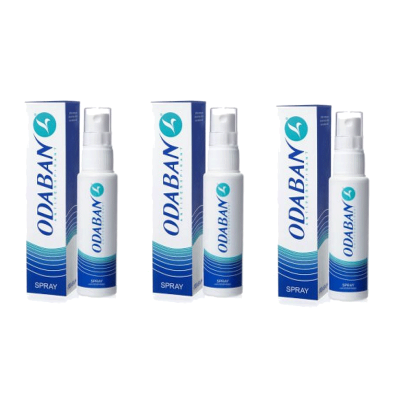 3 x Odaban Antiperspirant Spray