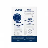Men Invisible & Dry Refillable Deo Roll on Kit