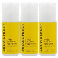 Moss & Noor After Workout Deodorant Fresh Grapefruit 3 pack