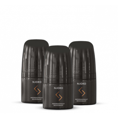 Njord Antiperspirant Roll-On Deodorant (3 st)