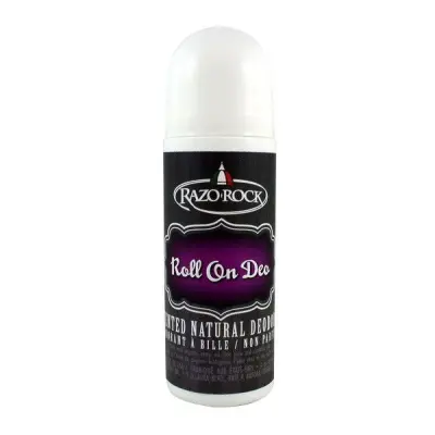 RazoRock Natural Aloe Alum Roll-On Deodorant
