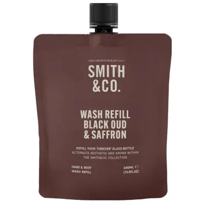 Smith & Co Hand & Body Wash Refill Black Oud & Saffron