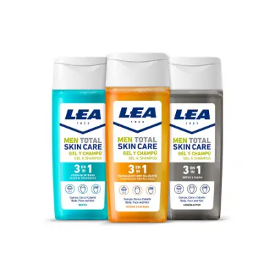 LEA Men Total Skincare 3 in 1 Shower Kit - 3 x 300 ml
