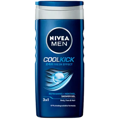 Nivea For Men Cool Kick Shower Gel (250 ml)