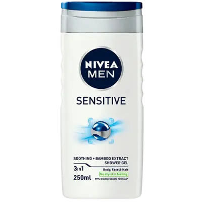 Nivea Men Sensitive Shower Gel (250 ml)