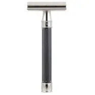 Edwin Jagger 3ONE6 Stainless Steel Gunmetal DE Safety Razor