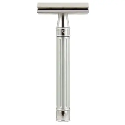 Edwin Jagger 3ONE6 Stainless Steel Silver DE Safety Razor