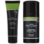 Edwin Jagger Aloe Vera Shaving Cream 75ml + Aftershave Lotion