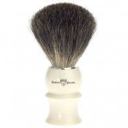 Edwin Jagger Ivory Pure Badger Shaving Brush