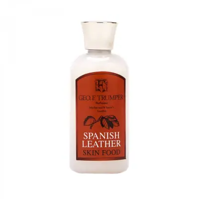 Geo F Trumper Spanish Leather Skin Food 100 ml Travel Bottle