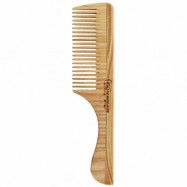 Tek Wooden Detangling Comb With Handle Medium Sized Teeth