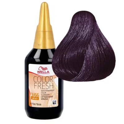 Wella, Color Fresh pH 6.5 366 Dark Intensive Violet Brown