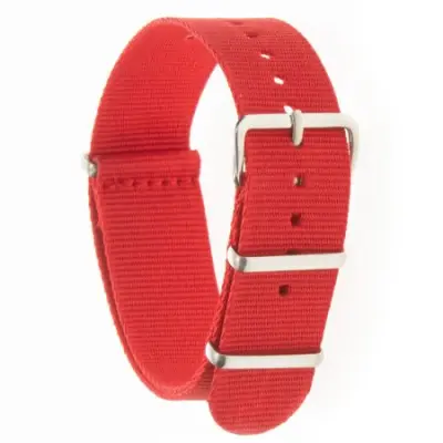 CLASSIC Nato Strap Red 18 mm