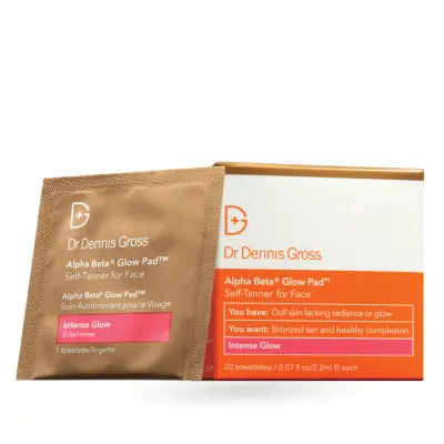 Dr Dennis Gross Alpha Beta® Glow Pad for face: Brun-utan-sol