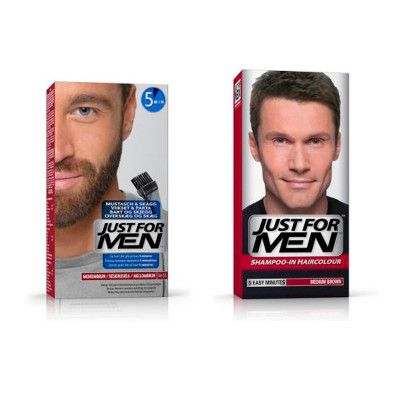 Just For Men Skäggfärg + Just For Men Hårfärg