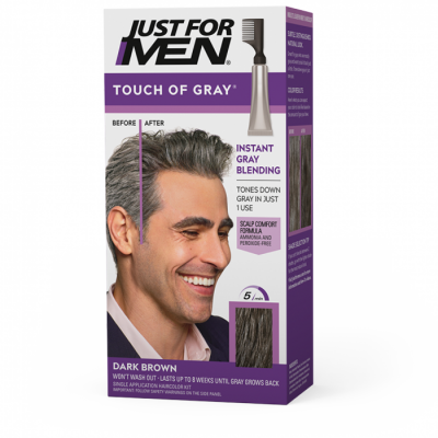 Just For Men Touch of Grey Hårfärg (Dark Brown - Grey)