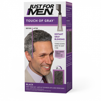 Just For Men Touch of Grey Hårfärg (Black - Grey)