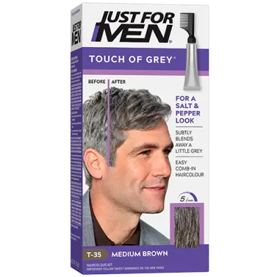 Just For Men Touch of Grey Hårfärg (Medium Brown- Grey)