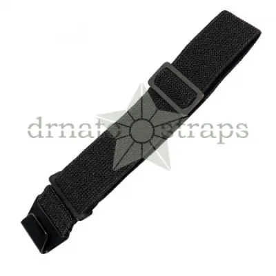 MILITARY PARACHUTE Elastic Strap Black BB - 22 mm
