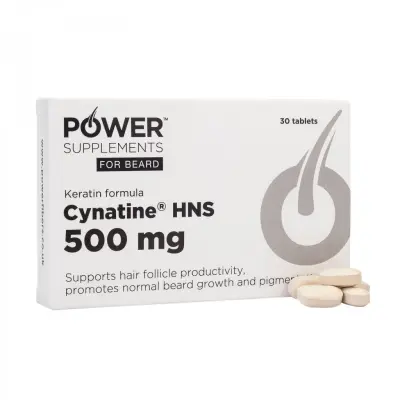 Power Supplements for Beard 500 mg – Främjar normal skäggväxt