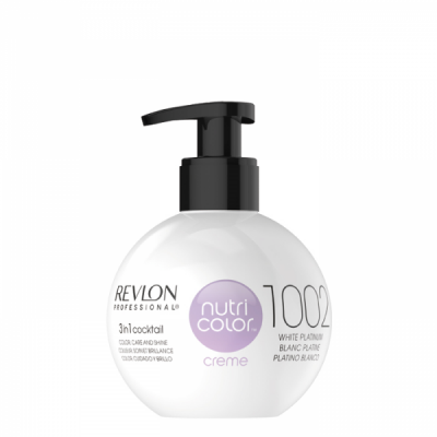 Revlon Nutri Color Creme 1002 White Platinum 270ml