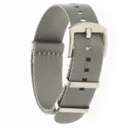 SEATBELT Nato Strap Grey Satin 22 mm