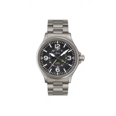 Sinn 856 UTC Pilots Watch GMT - Tegimented Bracelet 856.010