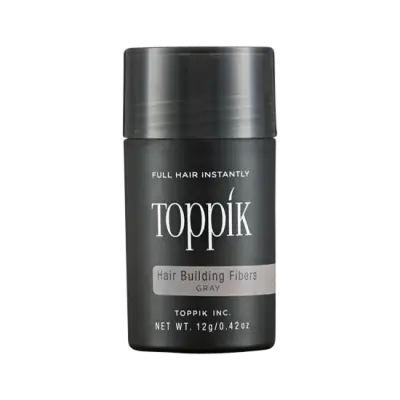 Toppik (Grå) - Mikrofiber som bekämpar hårförlust (12g)