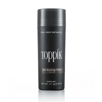 Toppik (Svart) - Mikrofiber som bekämpar hårförlust (27,5g)