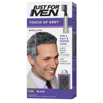 Touch of Grey Hårfärg - Black Grey