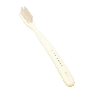 Vintage Toothbrush Hard Nylon Bristles White