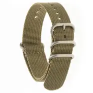 ZULU FOUR Olive Green Nato Strap Heavy Satin 22 mm