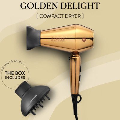 HH Simonsen Compact Dryer, Hårfön, Golden Delight