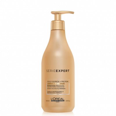 Loreal Absolut Repair Gold Quinoa Shampoo, 500ml