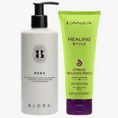 Björk, Rena Anti-Dandruff&Dry Scalp Schampo + Urban Molding Paste Kit