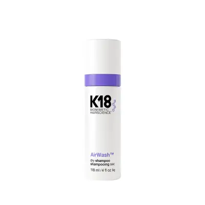 K18 AirWash, Dry Shampoo, 118ml