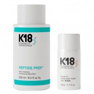 K18 Leave in Mask 50 ml + K18 Detox Shampoo 250ml DUO