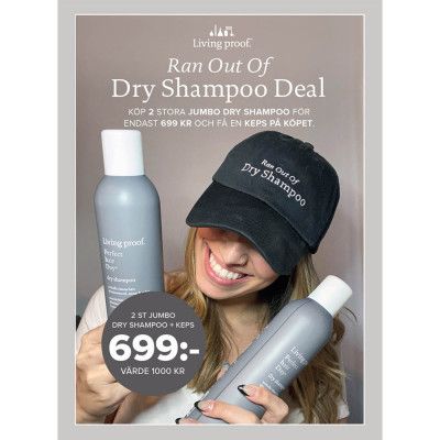 Living Proof Dry Shampoo Jumbo Torrschampo, DUO