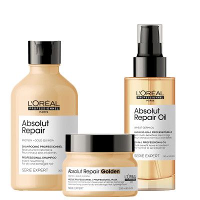 Loreal Absolut Repair 3 Step Routine
