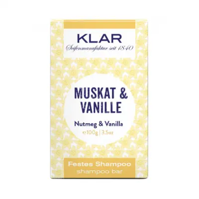Nutmeg & Vanilla Shampoo Bar - normalt hår